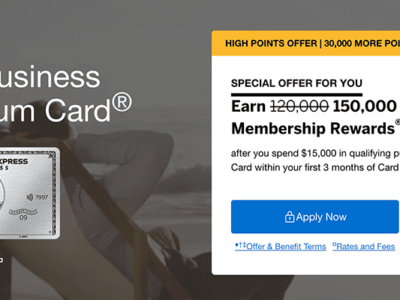 Amex Business 150K Offer