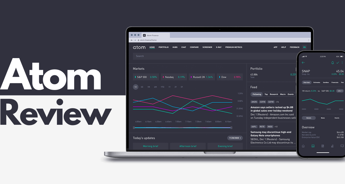 Atom Finance Review Featured Image